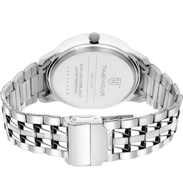 Analog Day Date Functioning Stainless Steel Chain Analog Watch