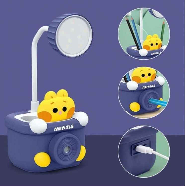 Table Lamp - Desk Lamp with Pen Holder & Sharpener